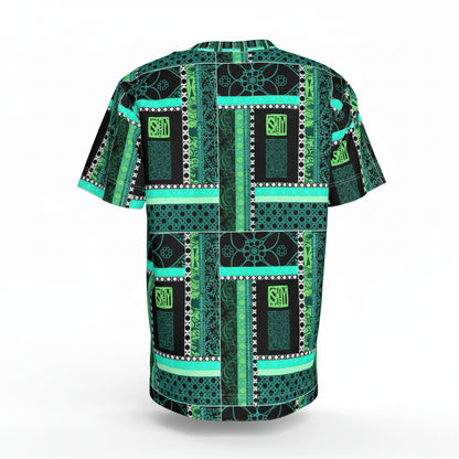 Green patterned childrens T-Shirt