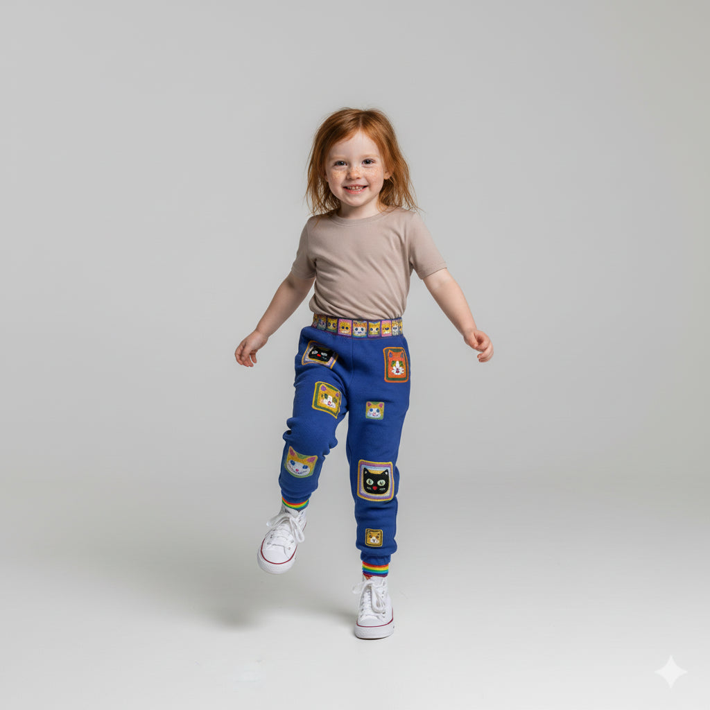 The Great Cats-by Pants in Blueberry