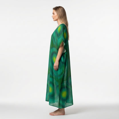 Caftan Crystal Child in Lightweight Organic Cotton Voile