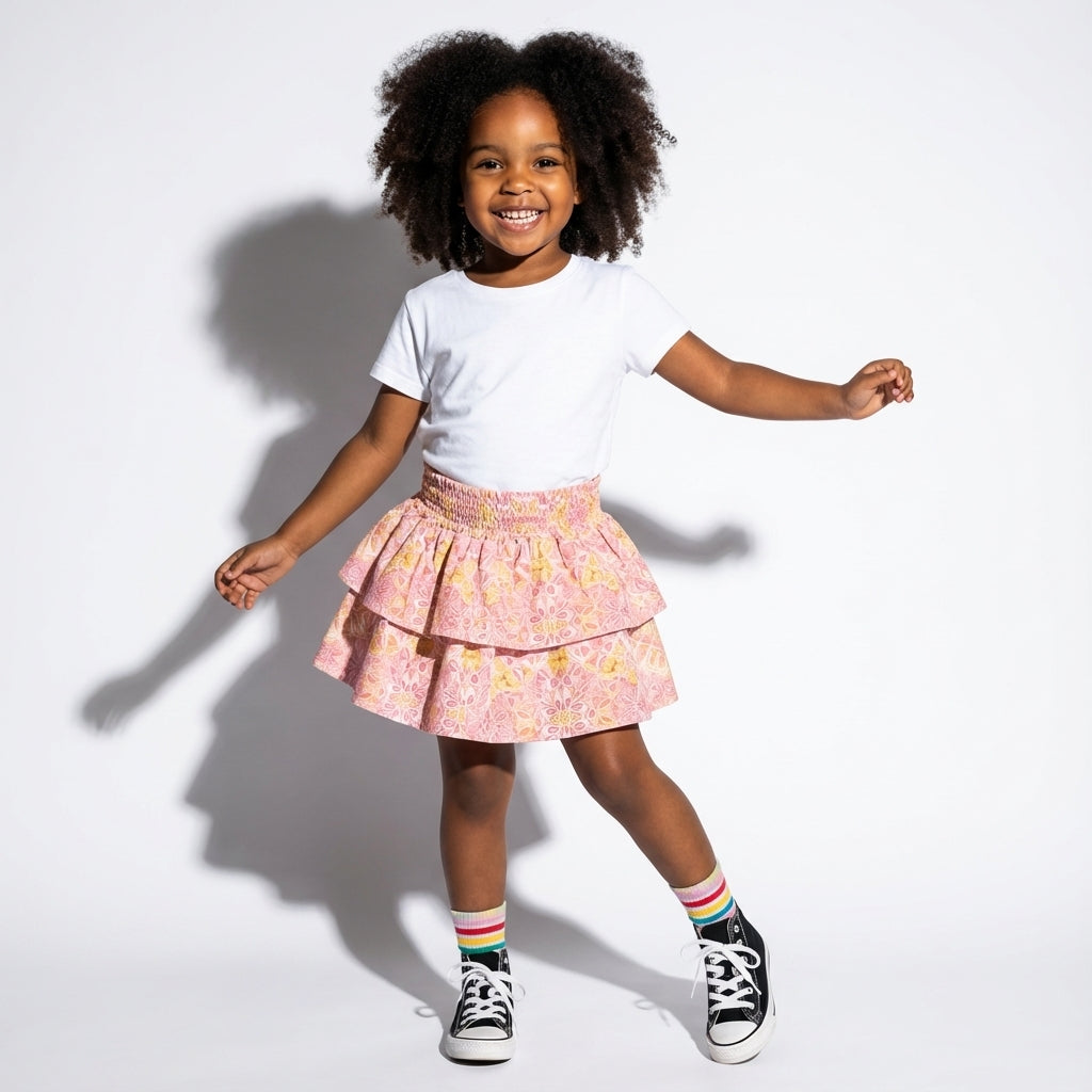 Collideiscope Ruffle Skirt