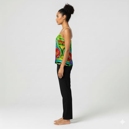 Camisole Pink Water Lilies