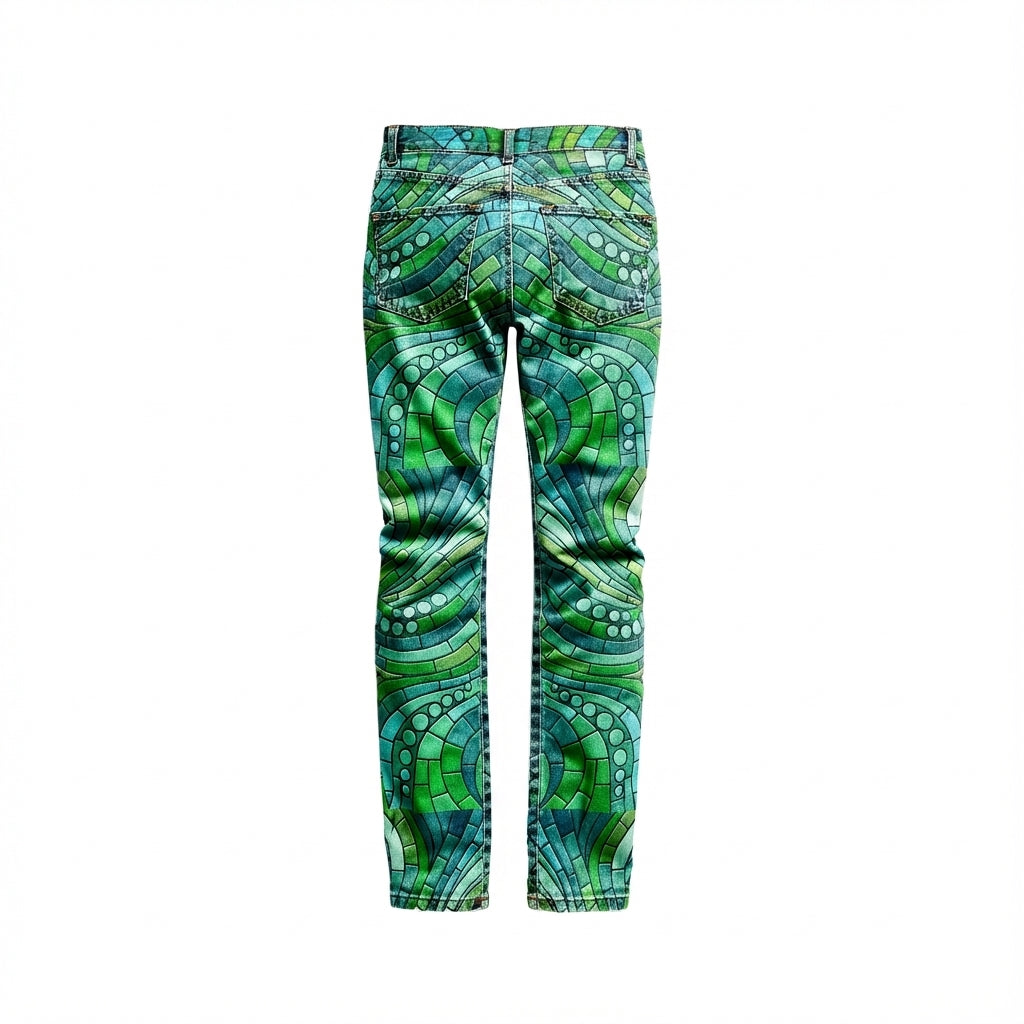 Skinny Jeans Mosaic 1 – Slim Jeans in Heavyweight Stretch Cotton Denim