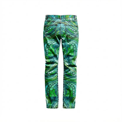 Skinny Jeans Mosaic 1 – Slim Jeans in Heavyweight Stretch Cotton Denim