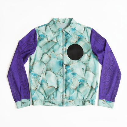 Unlined Eisenhower Jacket in Heavyweight Stretch Denim