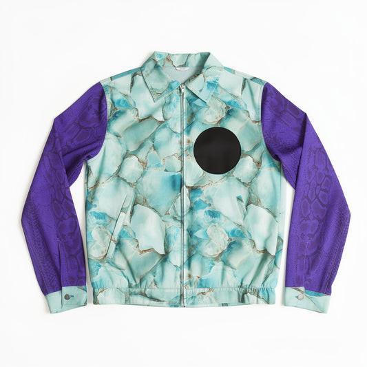 Unlined Eisenhower Jacket in Heavyweight Stretch Denim