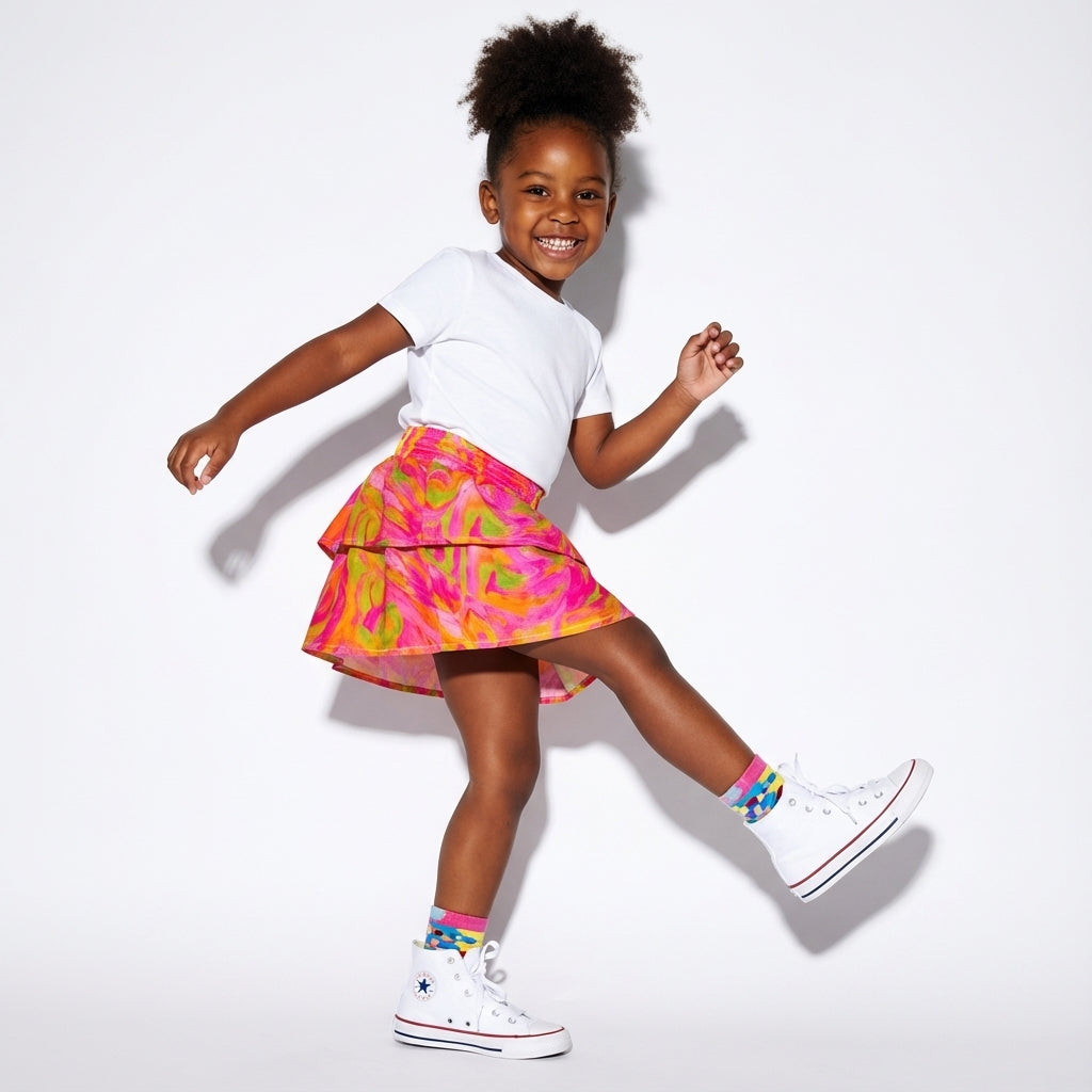 Kid's Skirt Pink Noodles