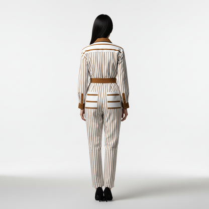 Button Front Jumpsuit