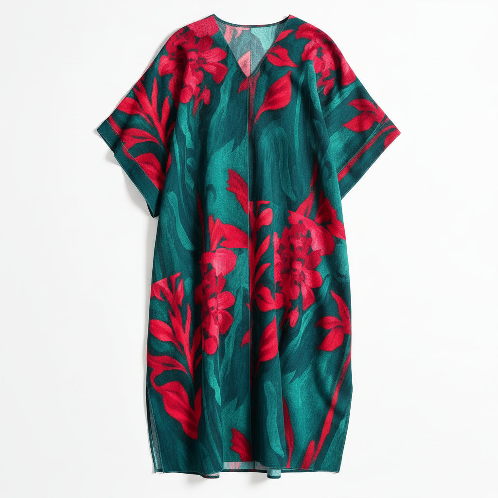 Caftan Pink Flowers