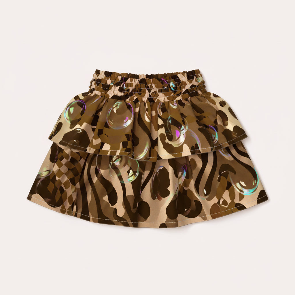 Kid's Wild Bubble Smocked Skirt