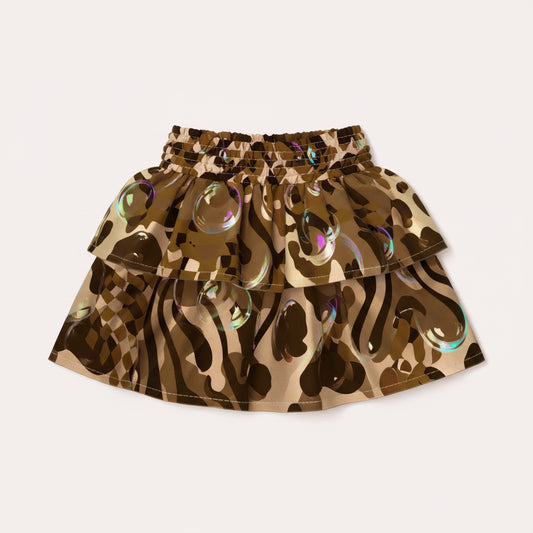 Kid's Wild Bubble Smocked Skirt