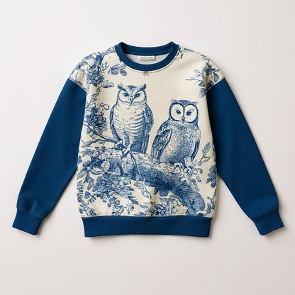 Woodland Wisdom Sweatshirt in Toile Classic