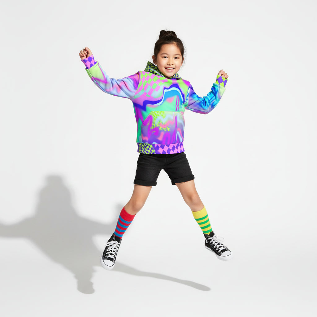 Kid's Glitch Hoodie