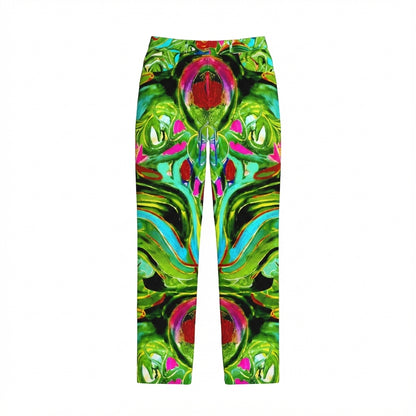 Skinny Jeans Pink Water Lilies