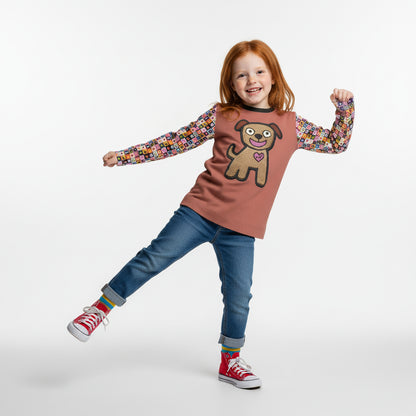 Puppy Love Top – Children’s Long Sleeve T-Shirt