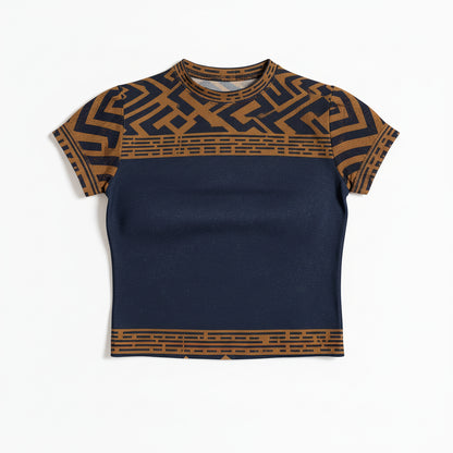 Gilded Cropped Tee