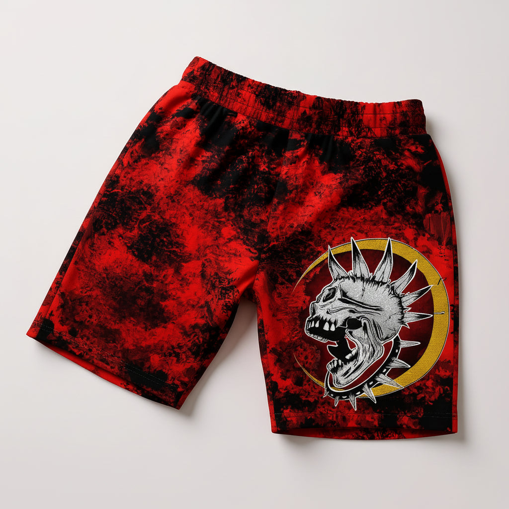 Punk Skull Shorts