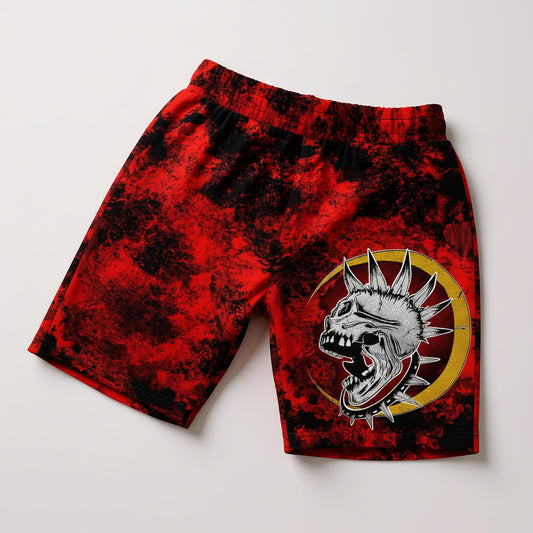 Punk Skull Shorts