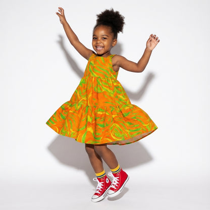 Girls Dress Fruit Roots