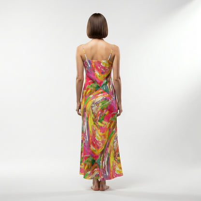 Bias Slip Dress in Ecovero Crepe