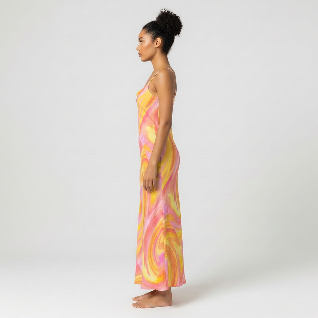 Bias Slip Dress Spring Pastels