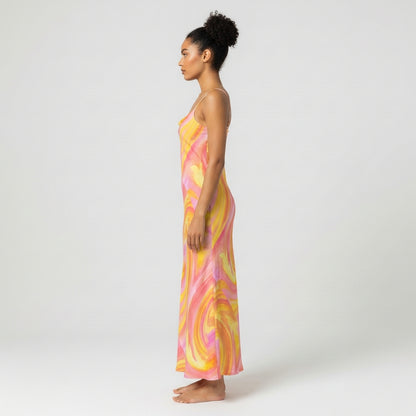 Bias Slip Dress Spring Pastels