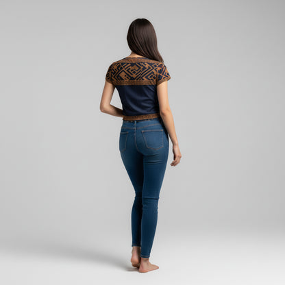 Gilded Cropped Tee