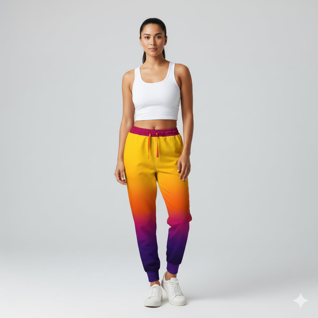 Indigo Joggers - Sunburst