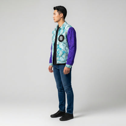 Unlined Eisenhower Jacket in Heavyweight Stretch Denim