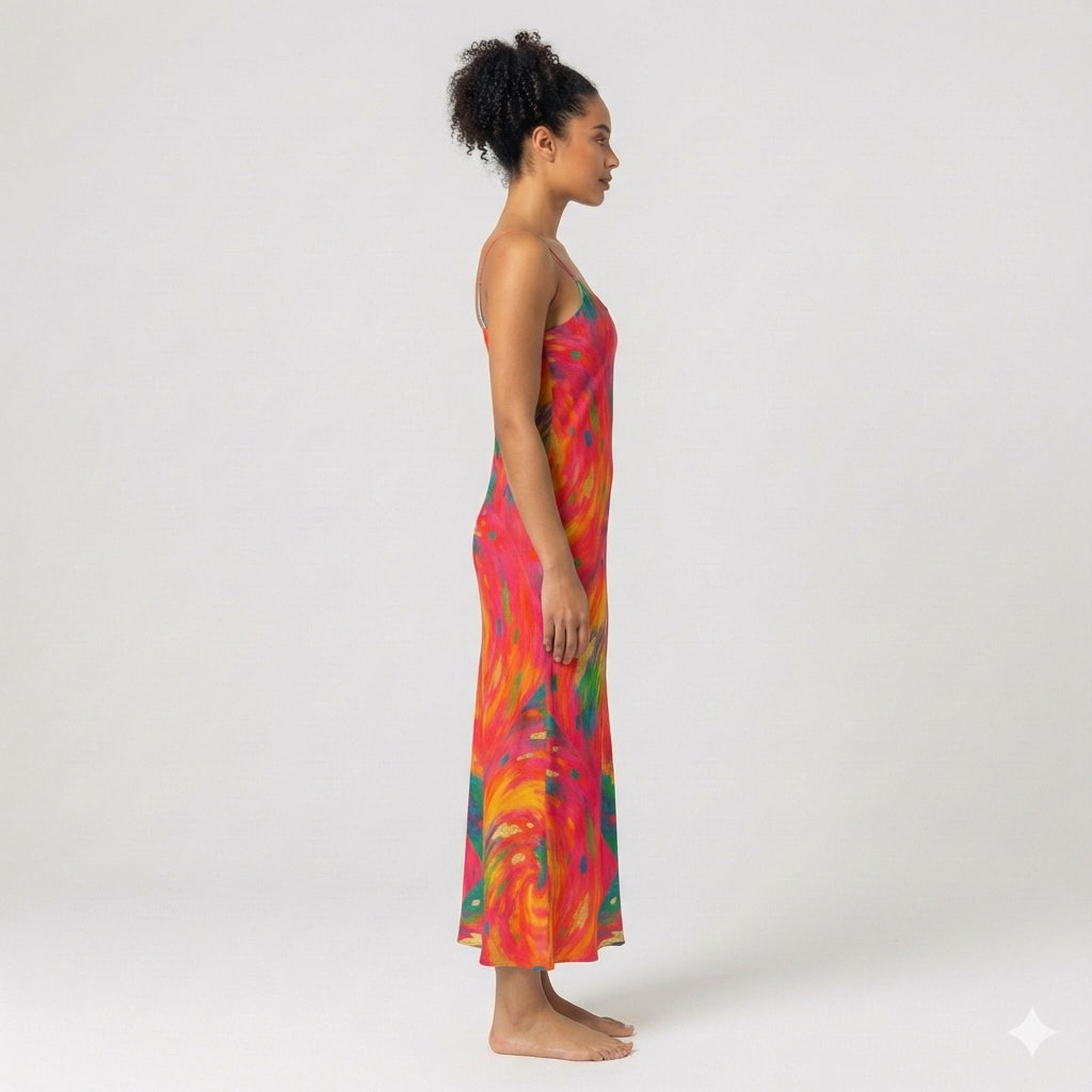 Bias Slip Dress Invisible – Lightweight Viscose Ecovero Rayon Crepe