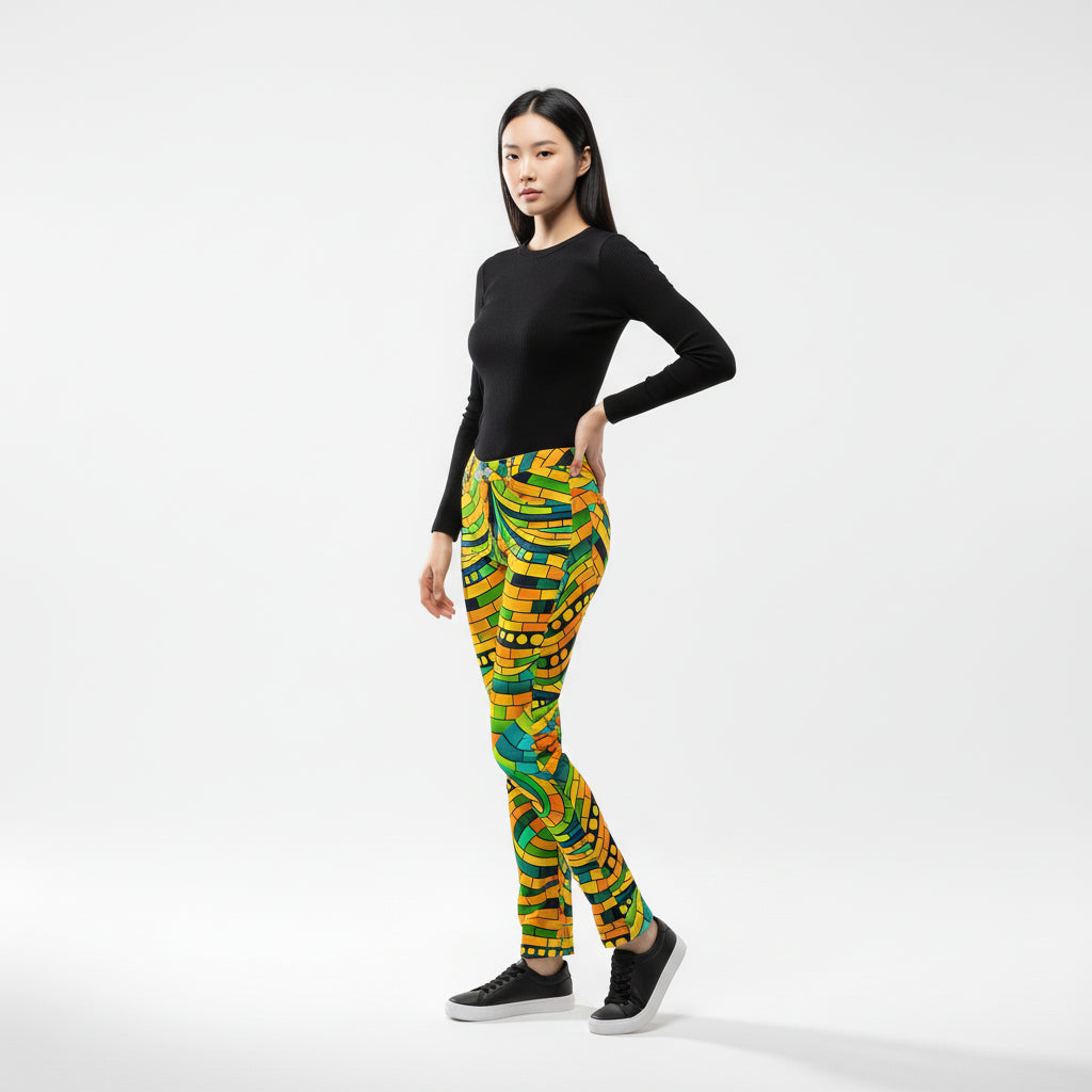 Skinny Jeans Mosaic 11