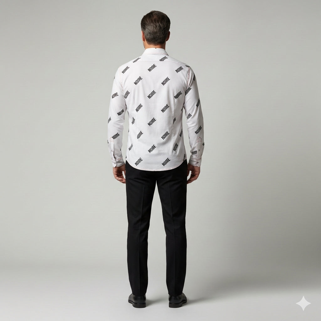 Noiire Multi Botton Down Dress Shirt