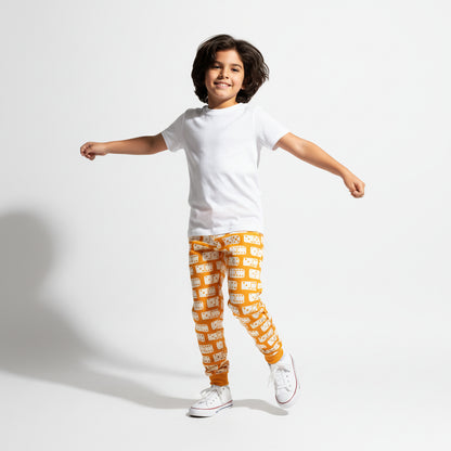 Domino Power Joggers in Orange