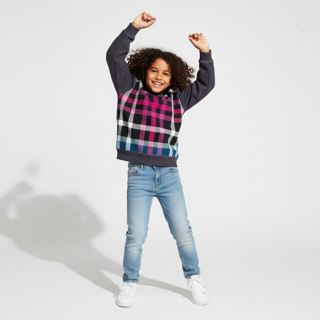 The Pretty Hate Machine Plaid Sweatshirt