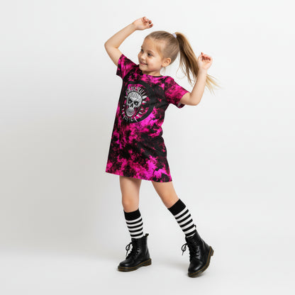 Punk Skull T-Shirt Dress