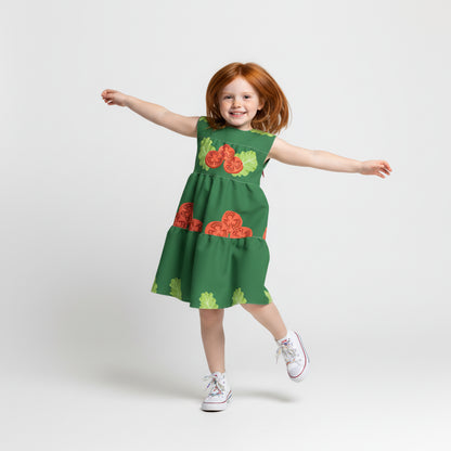 Salad Days Ruffle Dress 