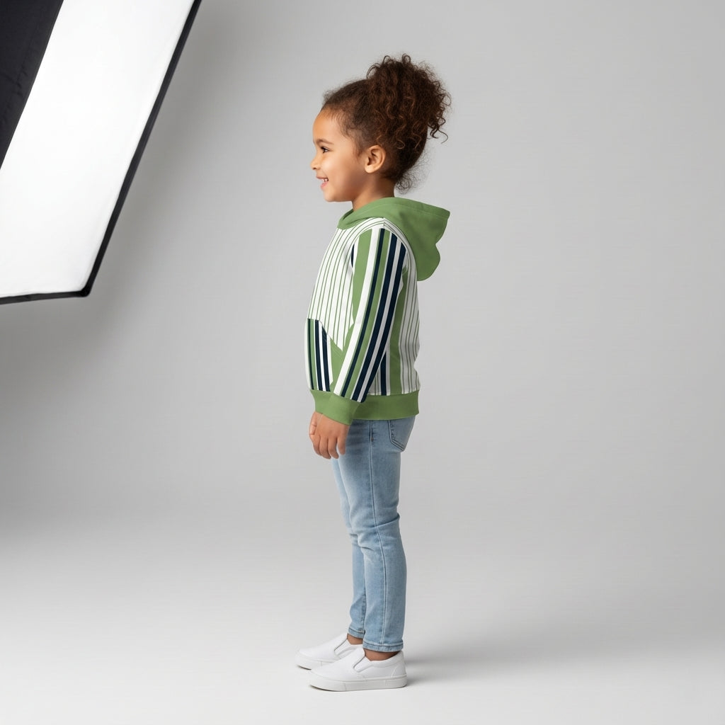 Striped Midweight Hoodie