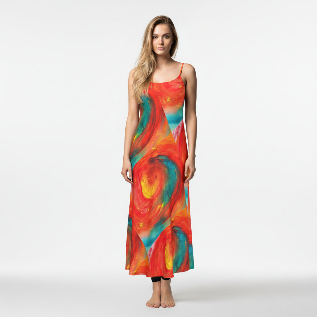 Bias Slip Dress Stormy Eye