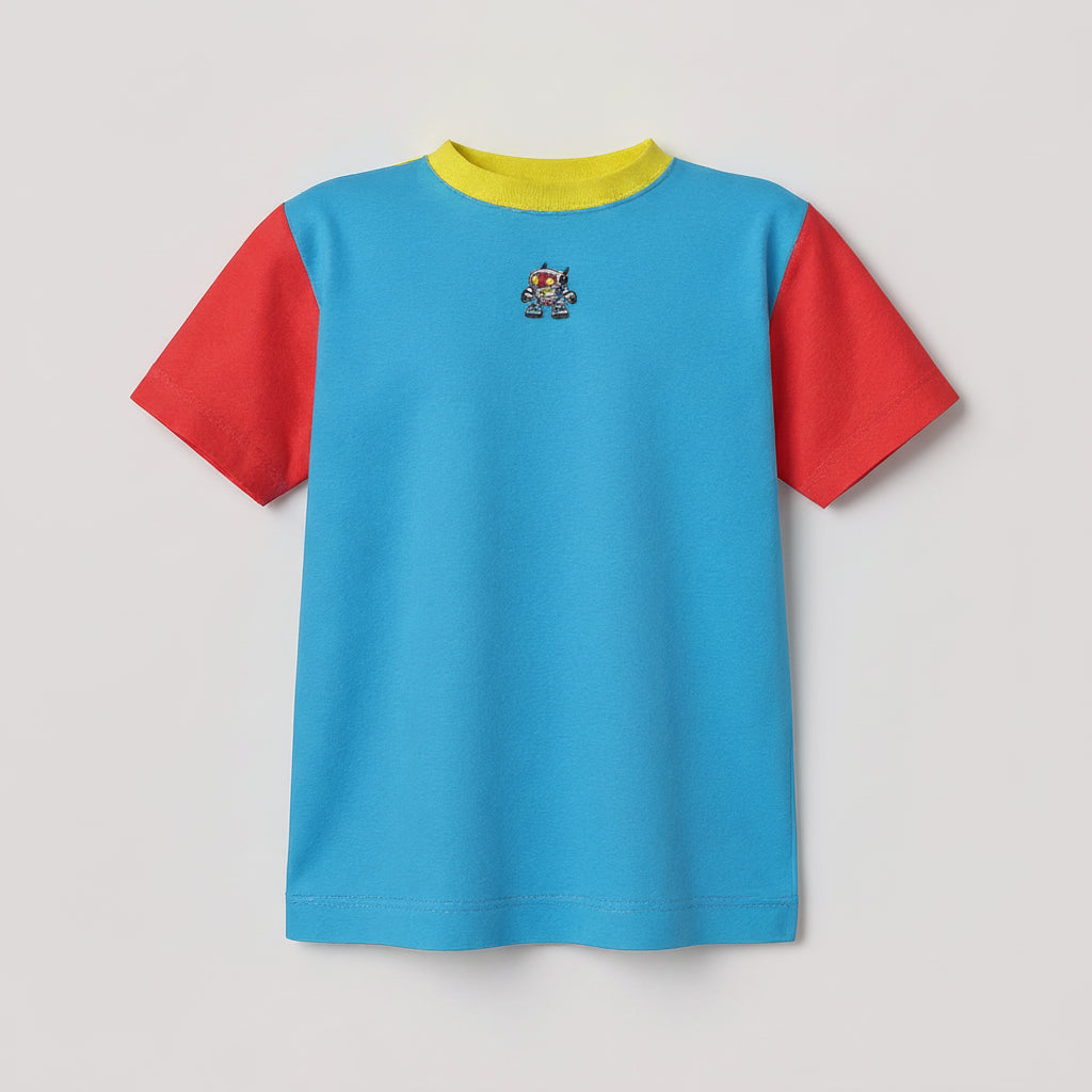 Retro Mini Robot Rocket Tee