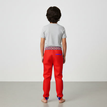 Kaleidoscope Jogger in Fleece Back Stretch Organic Terry