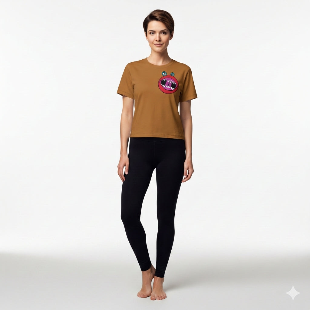Was It Real? Women's Browned Orange Tee