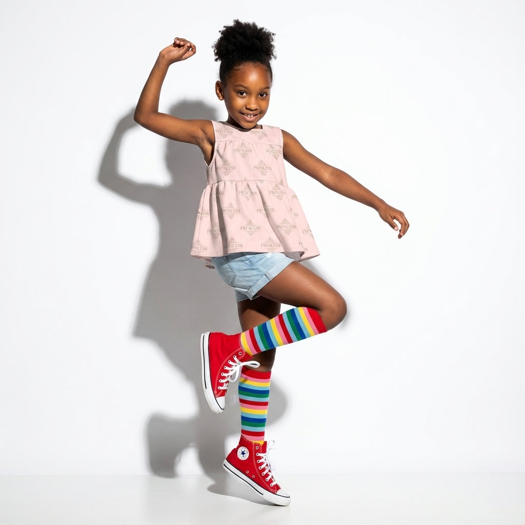 Princess Monogram Ruffle Top