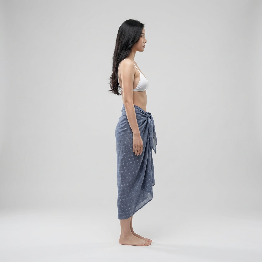 Maxi Sarong in Lightweight Linen Plain Weave