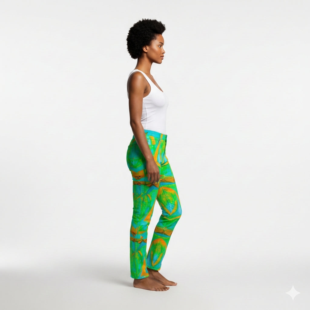 Skinny Jeans Palm Tree Island – Slim Jeans