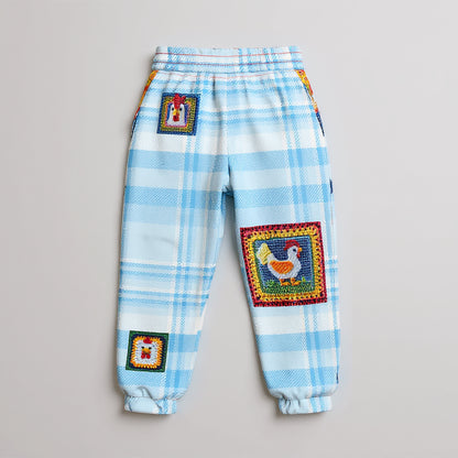 Peck-uliar Chicken Check Pants