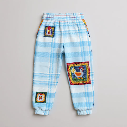 Peck-uliar Chicken Check Pants