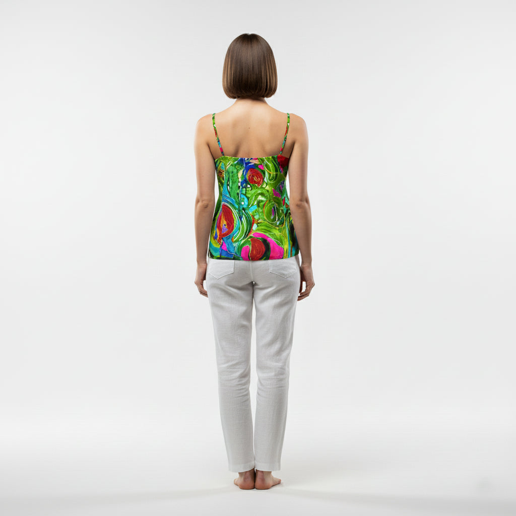 Camisole Pink Water Lilies