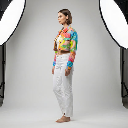 Cropped Jean Cotton Jacket Multiverse