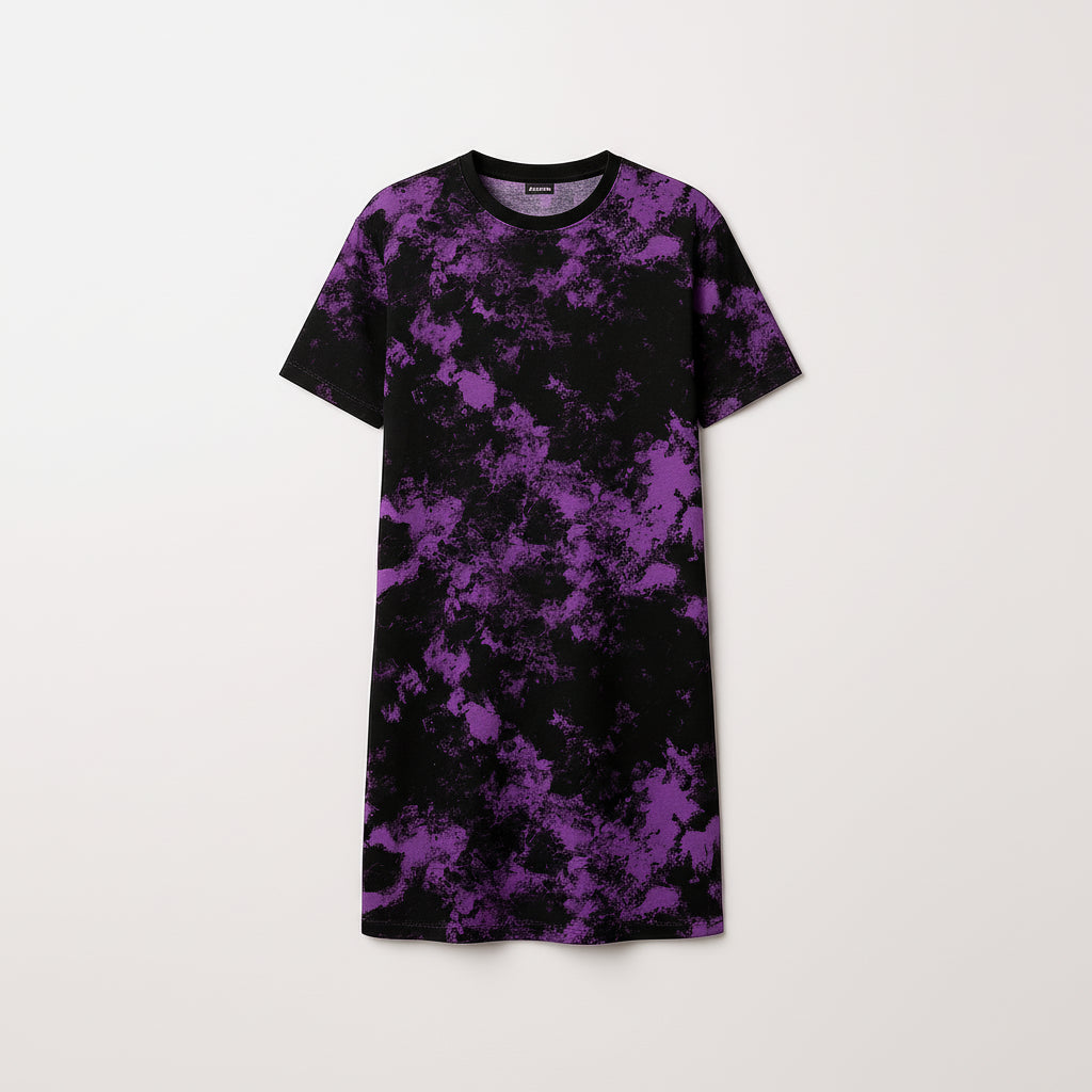 Punk Skull T-Shirt Dress