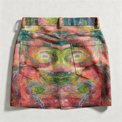 Denim Mini Skirt Multiverse