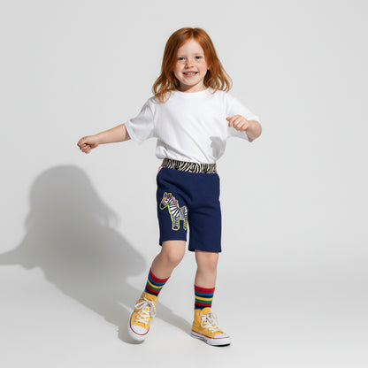 Zebra Shorts | Creature Comfort Children's Knit Shorts